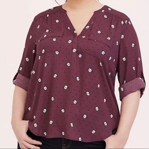 Torrid Harper Pug Blouse